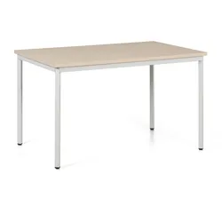 Esstisch TRIVIA, grau Konstruktion, 1200 x 800 mm, Birke