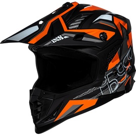 IXS iXS363 2.0, Motocross Helm, schwarz-orange, Größe M