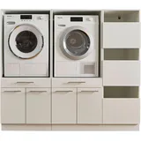 laundreezy Mehrzweckschrank-Set »LAUNDREEZY LDSK10«, weiß