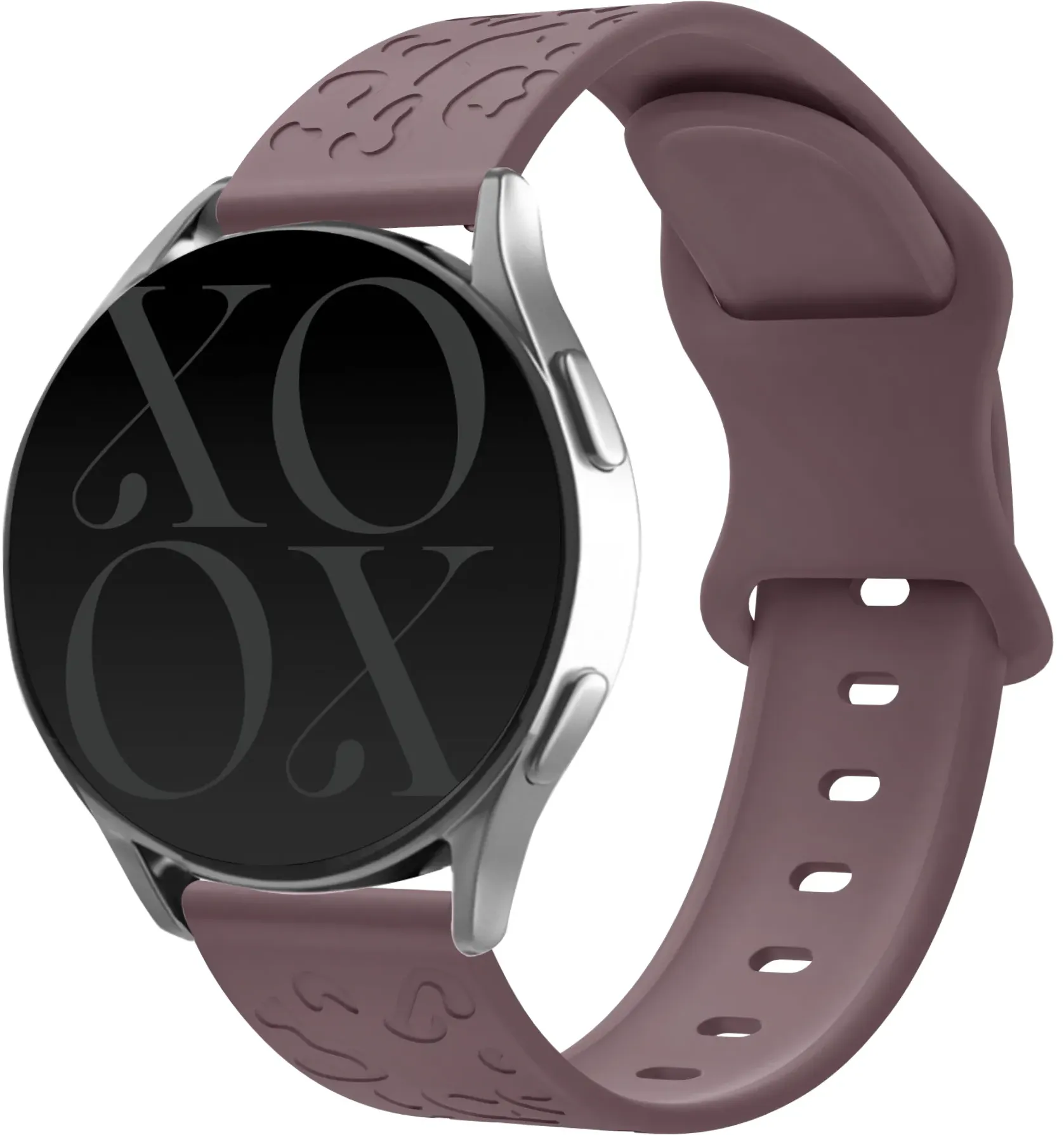 xoxo Wildhearts Honor Magic Watch 2 Armband Silikon für Honor Magic Watch 2 - 42mm - Wildhearts Beerenviolett