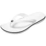 Crocs Unisex Crocband Flip Flip, White, 46/47 EU