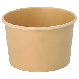 Papstar Eisbecher Pappe rund 275 ml Ø 9,6 cm 500 St. Braun