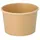 Papstar Eisbecher Pappe rund 275 ml Ø 9,6 cm 500 St. Braun