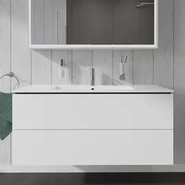 Duravit Waschtischunterschrank 2 Auszüge 122 x 48,1 cm Taupe Supermatt