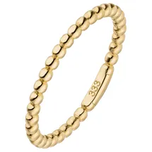 Jobo Goldring JOBO "Ring Kugel Kugelring schmal" Gr. 56, gelbgold 333, Fingerringe, Damen, 56, Gelbgold 333, Goldring, 333 Gold