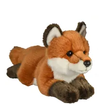 Uni-Toys - Rotfuchs, liegend- 24 cm (Länge) - Plüsch-Fuchs, - Plüschtier, Kuscheltier