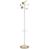Unilux Garderobenständer Bora Bamboo 38 x 178 cm Weiß-Bambus