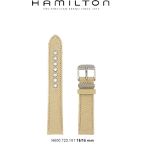 Hamilton Textil auf Leder Khaki Mechanical Band-set Textil Beige 18/16 H694.723.101 - beige
