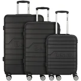 BENCH Seattle Koffer-Set 3-tlg. schwarz