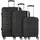 BENCH Seattle Koffer-Set 3-tlg. schwarz