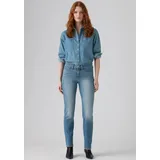 Levi's Damen Jeanshose 314 Shaping mit Stretch-Anteil, Straight Fit, Blau (Eternal Indigo Mid), W29/L34