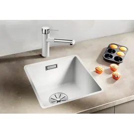 Blanco Subline 320-F cafe + Handbetätigung + InFino