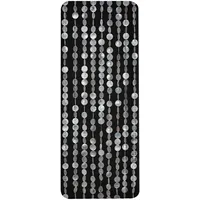 KLEINE WOLKE Wanneneinlage Perla in Schwarz mit 36x92 cm