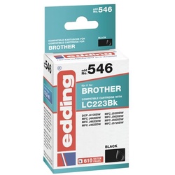 Edding Tintenpatrone ersetzt Brother »LC223BK« schwarz