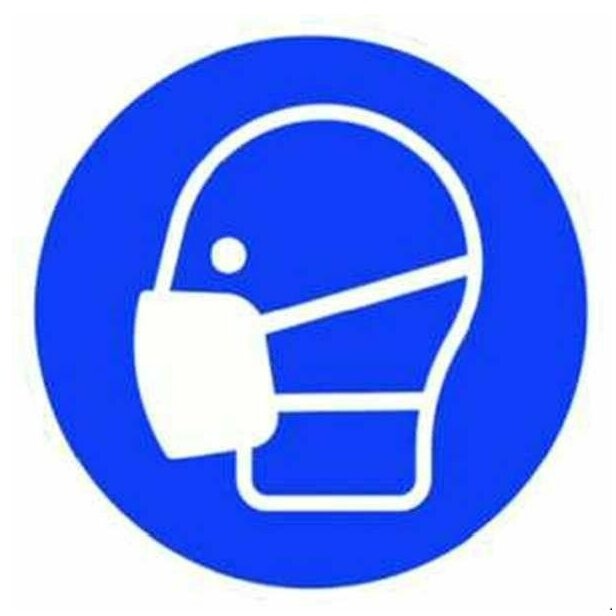 PROTEC Gebotszeichen PGZMB Maske benutzen