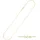 Jobo Criss-Cross Kette 333 Gelbgold 42 cm