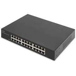DIGITUS 24-Port Gigabit Switch, 19 Zoll, Unmanaged
