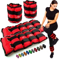 C.P.Sports Gewichtsmanschetten Set für Hand- & Fußgelenke | Gewichte für Arme & Beine | 0,5KG bis 8KG | Ankle Weights für Fitness, Joggen, Ausdauer, Krafttraining | KOMPLETT-Set (11 Paare)