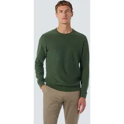 Rundhalspullover NO EXCESS "No Excess", Herren, Gr. XL, grün (dunkelgruen), 100% Baumwolle, Pullover