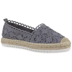 Damen Espadrilles in Grau