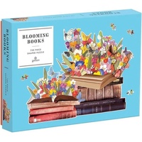 Galison Blooming Books 750 Piece Shaped Puzzle