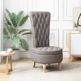 Schlafsessel Taupe 56,5 X 70 X 110 Cm Stoff