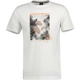 LERROS T-Shirt »LERROS T-Shirt mit Fotoprint«, weiß