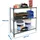 Proregal Schwerlastregal Metall 100x80x40 cm Anthrazit-Weiß