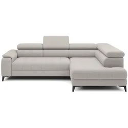 Ecksofa Chivas Stoff Beige