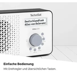 TechniSat Viola 200 weiß/schwarz