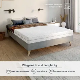 Fdm Matratze 180x200 cm AMOR 7 Zonen H3 H4 Taschenfederkern HR-Schaum Kokos Höhe ca. 19 cm