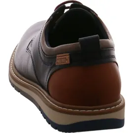 PIKOLINOS Herren Schnürschuh Leder Halbschuh sportlich elegant Berna M8J-4183, Größe:41 EU, Farbe:Blau - Blau - 41