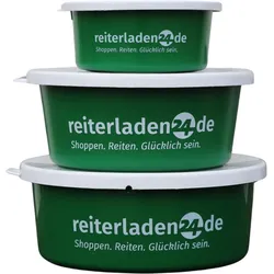 Müslischalen-Set (2+5+8 Liter) mit Deckel minzgrün aquamaringrün NO SIZE