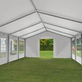 TOOLPORT Partyzelte 3 x 6 m Weiß