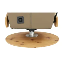 HIMOLLA Relaxsessel 7818 Leder 75 x 108 x 84 cm Beige elektrisch