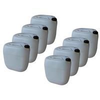 kanister-vertrieb® 8 Stück 30 L Kanister Wasserkanister Kunststoffkanister natur DIN61 + Etiketten