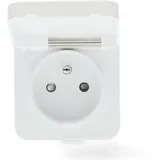Nedis Smart Stecker Wi-Fi IP44 Grau 1 St.