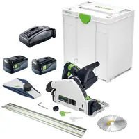 Festool Tauchsäge TSC55KEB-Basic + 2xAkku + Ladegerät + Führungsschiene