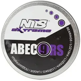 Nils Extreme ABEC-9 RS Lila Kohlenstofflager (8 Stück) Packung Metall Nils Extreme