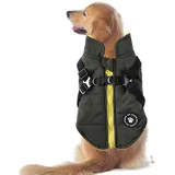 astound Warme Haustierjacke,Winter Hundemantel Fleece Hundejacke Wasserdichter Hundemantel | Hundemantelgeschirr Winter Warme Weste Jacke Wasserdichtes Baumwollkostü