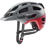 Uvex finale light 2.0 City Fahrrad Helm 56-61cm | Silber/Rot matt