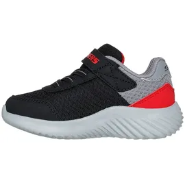 SKECHERS Bounder Kinder Schwarz/Rot 21
