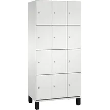C+P Cambio Fächerschrank 90 x 52,5 x 198 Lichtgrau