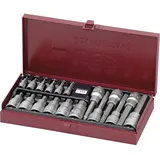 WGB Steckschlüssel-satz 3910 1/4' und 1/2' Innensechskant 18-teilig