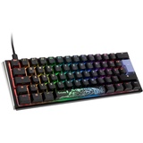 Ducky One 3 Classic Black Mini PBT, LEDs RGB, MX SILENT RGB RED, USB, DE (DKON2161ST-SDEPDCLAWSC1)