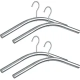 Wenko Kleiderbügel Dry 4er Set Edelstahl