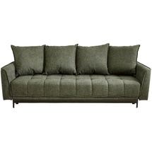 GUTMANN FACTORY Schlafsofa Level, Grün, Textil, Uni, 3-Sitzer, Füllung: Schaumstoff, 235x70x108 cm, Stoffauswahl, Kinder- & Jugendzimmer, Jugendmöbel, Jugendsofas