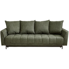 GUTMANN FACTORY Schlafsofa Level, Grün, Textil, Uni, 3-Sitzer, Füllung: Schaumstoff, 235x70x108 cm, Stoffauswahl, Kinder- & Jugendzimmer, Jugendmöbel, Jugendsofas