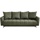 GUTMANN FACTORY Schlafsofa Level, Grün, Textil, Uni, 3-Sitzer, Füllung: Schaumstoff, 235x70x108 cm, Stoffauswahl, Kinder- & Jugendzimmer, Jugendmöbel, Jugendsofas