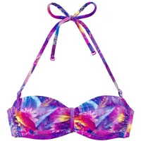 VENICE BEACH Bügel-Bandeau-Bikini-Top Damen Lila 42 Cup D